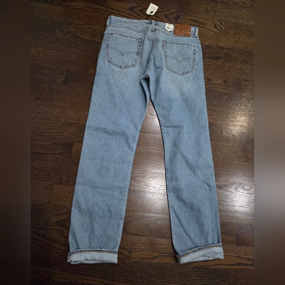 NWT Levi's 502  Classic Light Blue Straight Jeans sz.34×34